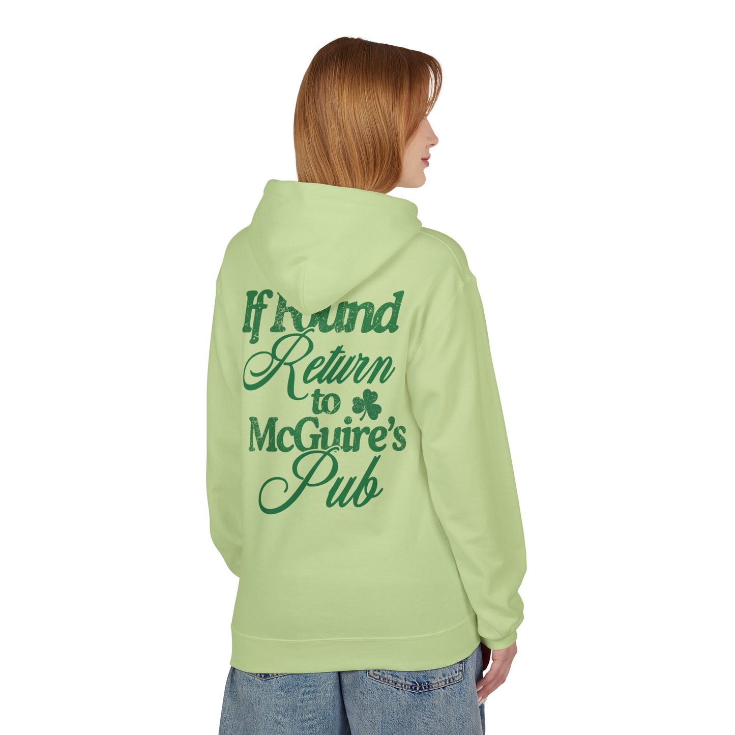 Men's Unisex Hoodie — McGuire’s Garden Market Retro Floral Logo Pullover