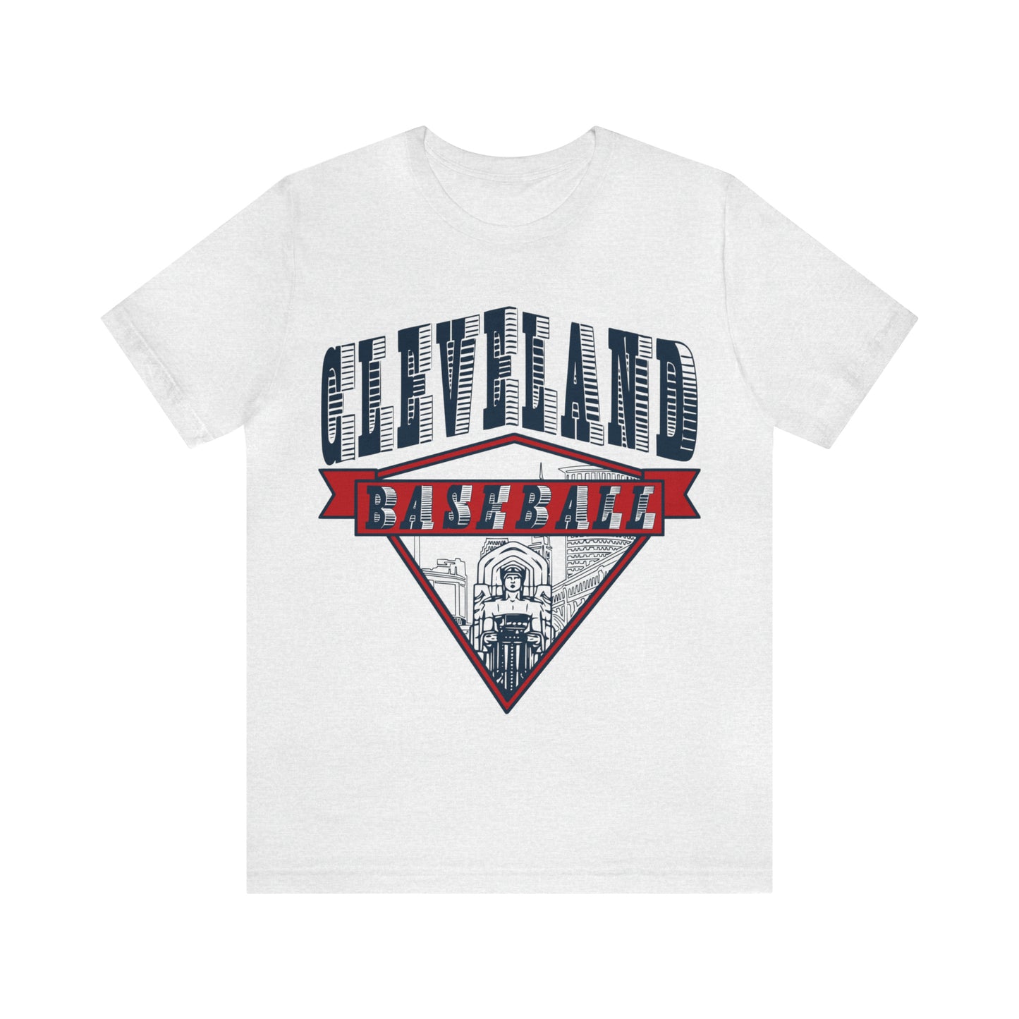 Vintage Cleveland Baseball Bridge Tee - Retro Unisex Short Sleeve T-Shirt