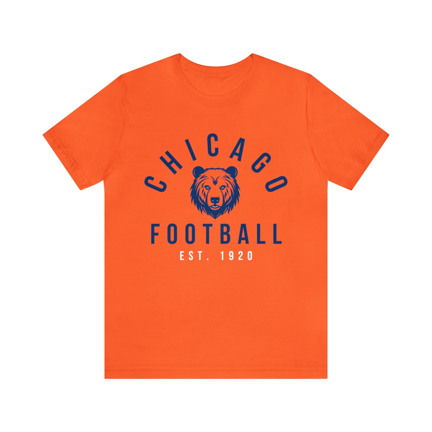Vintage Chicago Bears Short Sleeve T-Shirt - Throwback NFL Football Men's & Women's Oversized Tee - Design 4