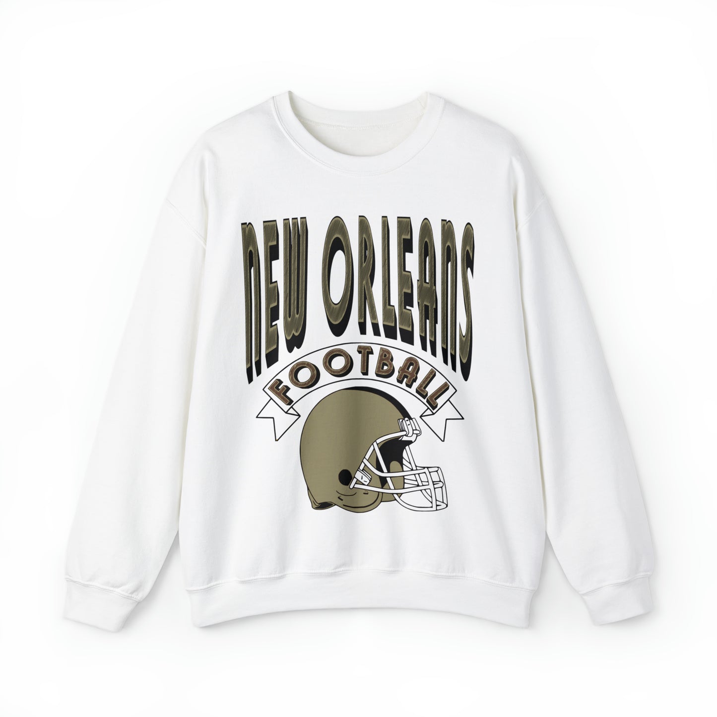 90's New Orleans Saints Crewneck - Vintage Style Louisiana Football Sweatshirt - Men's, Women's Design 3