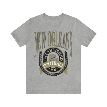 Throwback New Orleans Saints Crewneck - Vintage Style Louisiana Football Sweatshirt - Men's, Women's Design 1