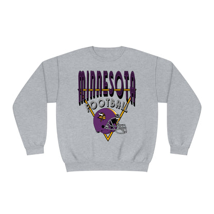 Vintage Minnesota Vikings Crewneck - Retro Unisex Football Sweatshirt - Men's & Women's 90's Oversized Hoodie