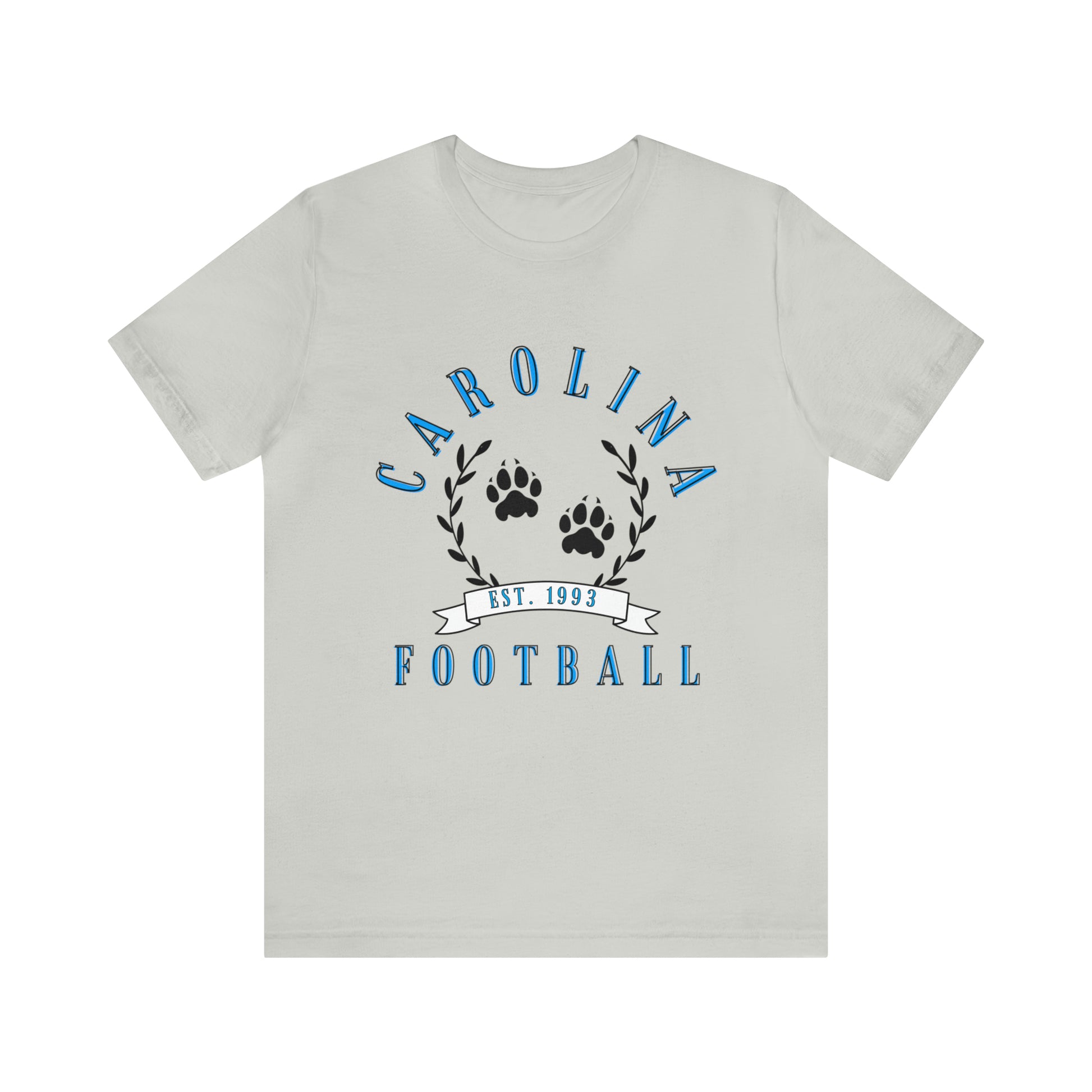 Vintage Carolina Panthers Short Sleeve T-Shirt - Retro NFL Apparel - Vintage Men's and Women's - Design 3