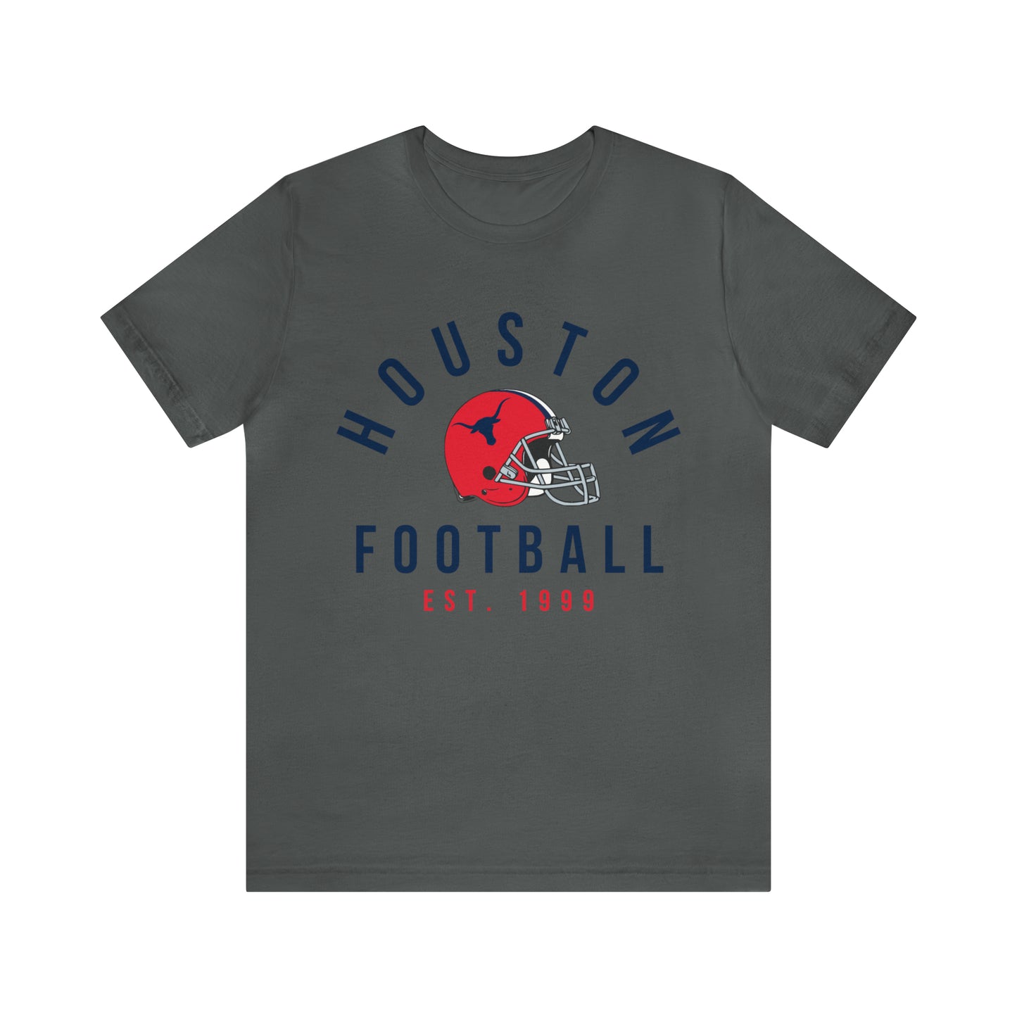 Vintage Houston Texans - Retro Houston Football Short Sleeve Shirt - Men's Women's Kids Apparel - Design 1