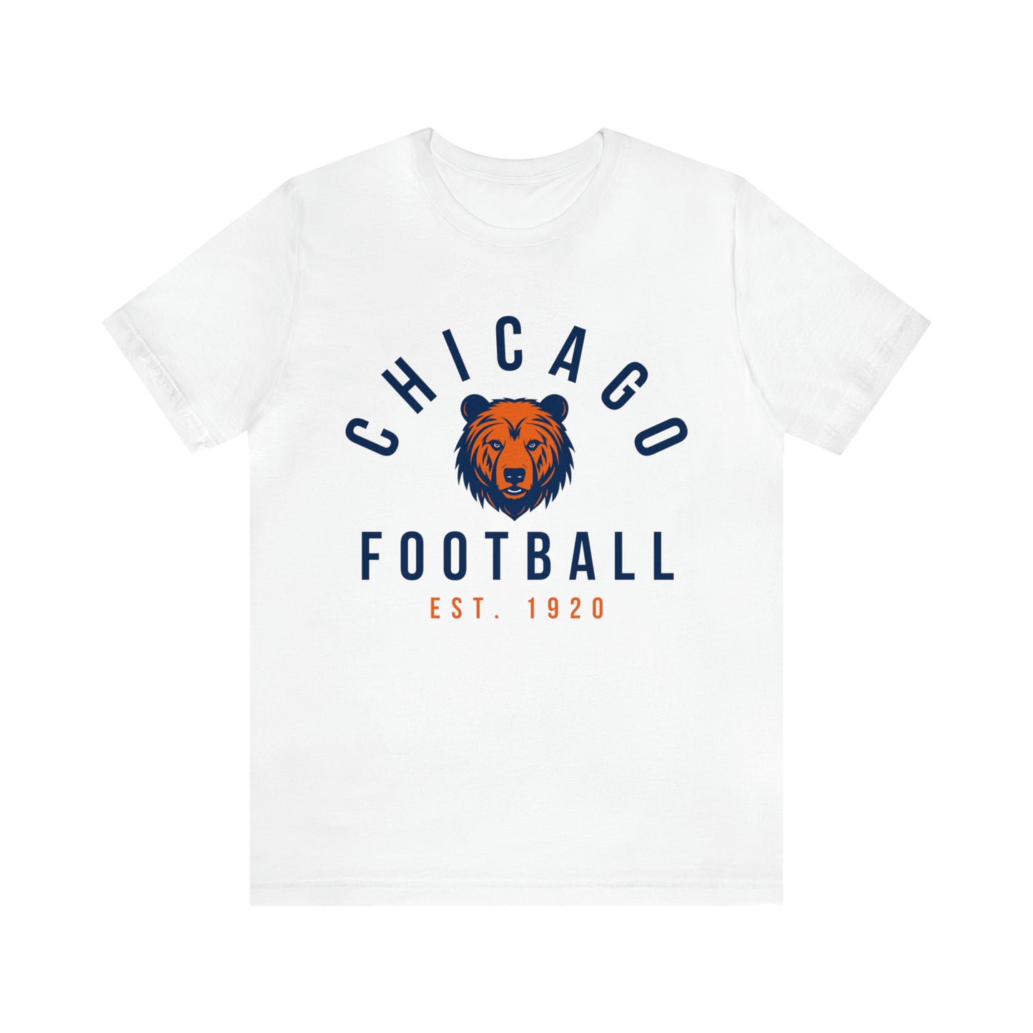 Vintage Chicago Bears Short Sleeve T-Shirt - Throwback NFL Football Men's & Women's Oversized Tee - Design 4