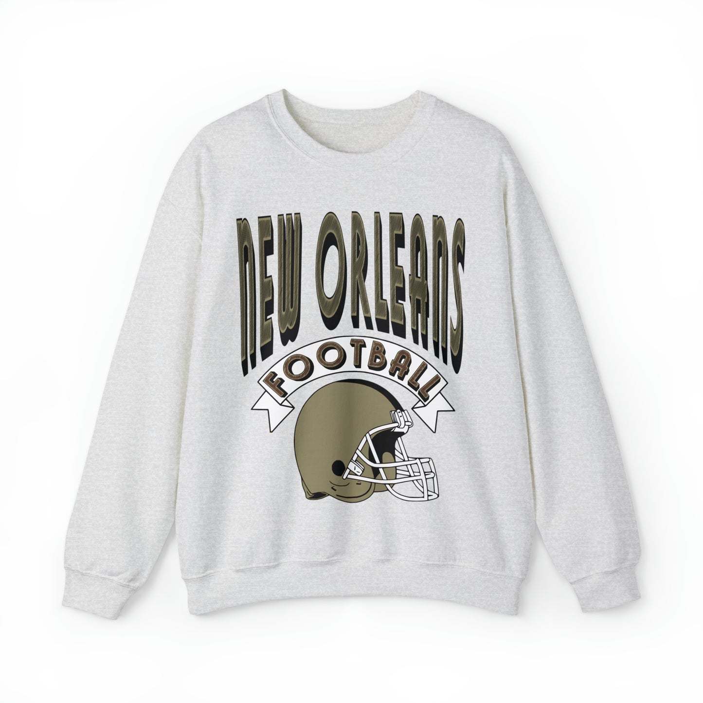 90's New Orleans Saints Crewneck - Vintage Style Louisiana Football Sweatshirt - Men's, Women's Design 3