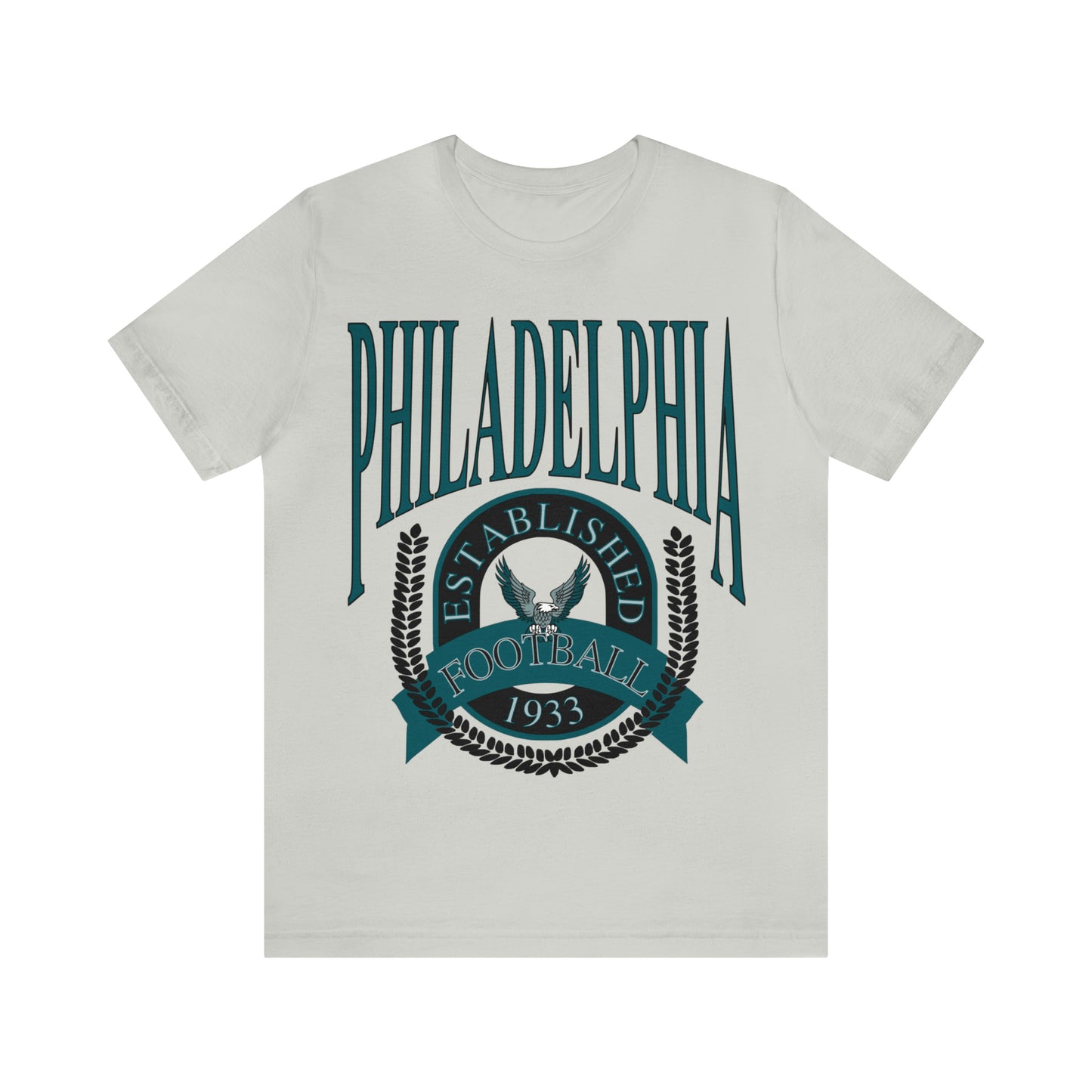 Throwback Vintage Philadelphia Eagles Tee - 90's Short Sleeve T-Shirt - NFL Football Men's & Women's Apparel - Design 1