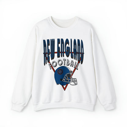 Vintage New England Patriots Sweatshirt - Vintage Style Football Crewneck - Men's & Women's Football Apparel