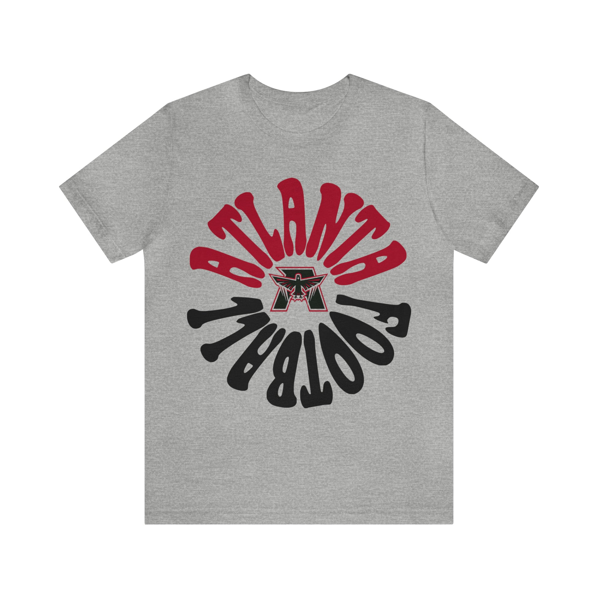 Hippy Retro Atlanta Falcons Short Sleeve T-Shirt - Vintage Unisex Football Tee - Men's & Women's - Design 2