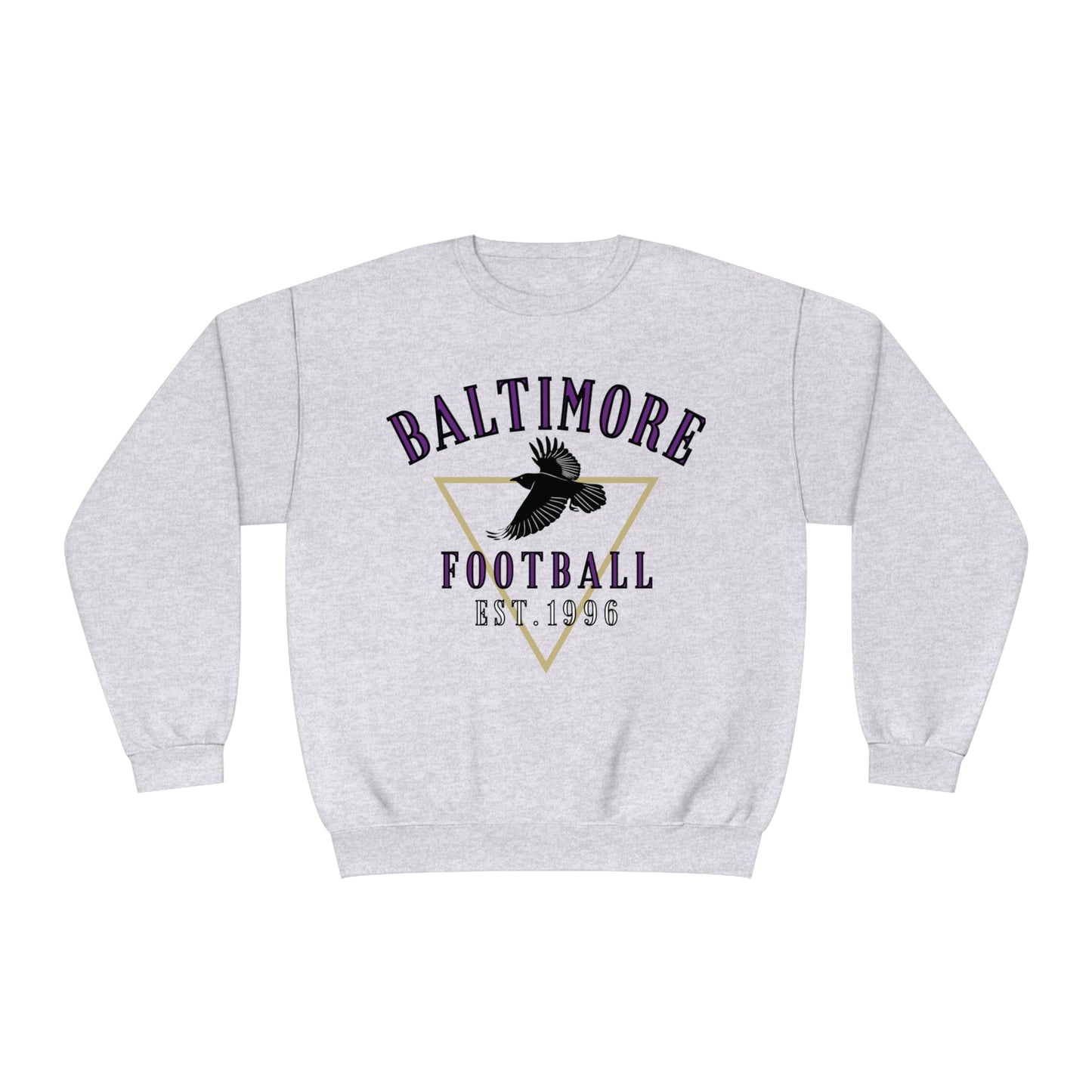 Vintage Baltimore Ravens Crewneck Sweatshirt - NFL Football Hoodie - Retro Sweatshirt Oversized Game Day Apparel - Design 3