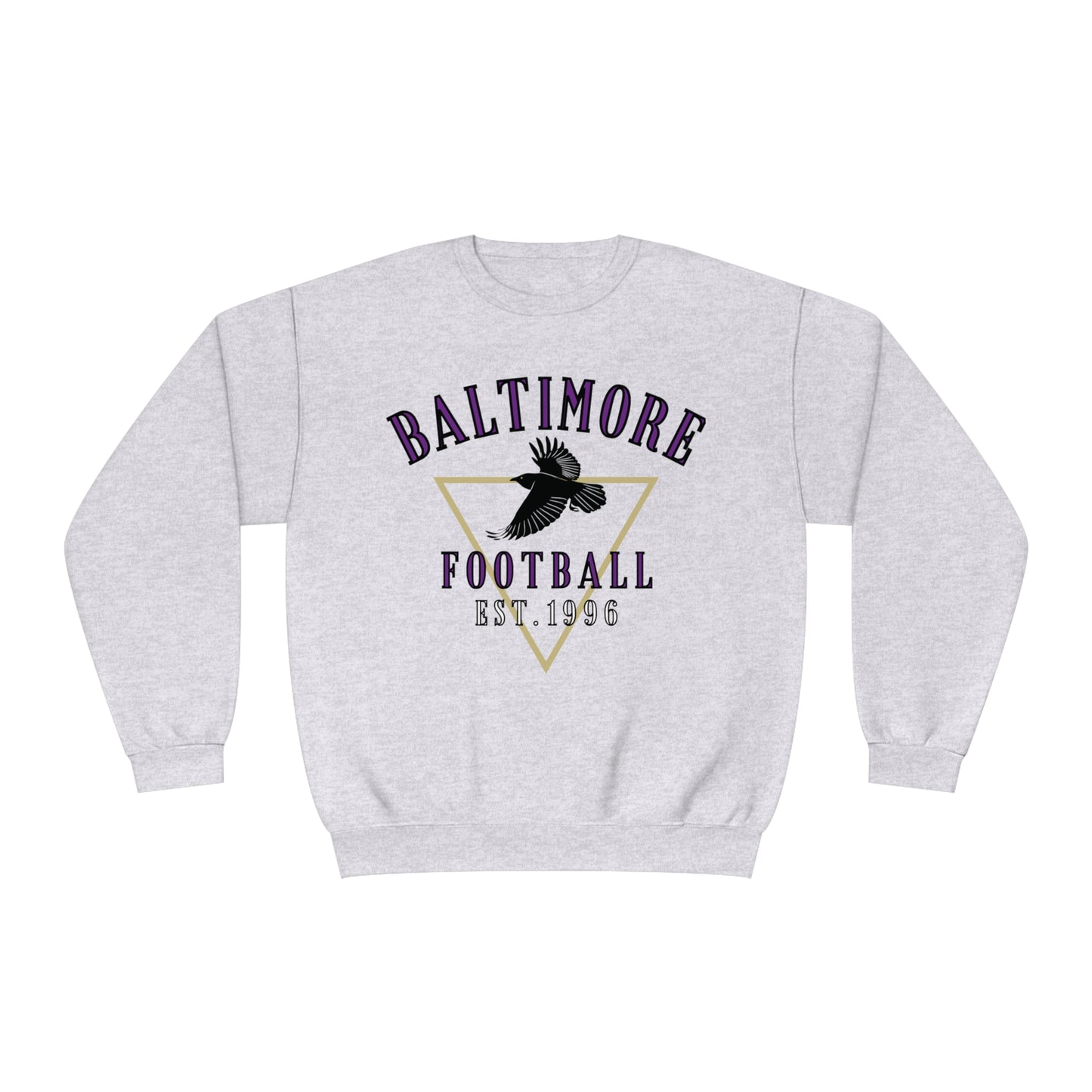 Vintage Baltimore Ravens Crewneck Sweatshirt  - NFL Football Hoodie - Retro Sweatshirt Oversized Game Day Apparel - Design 3