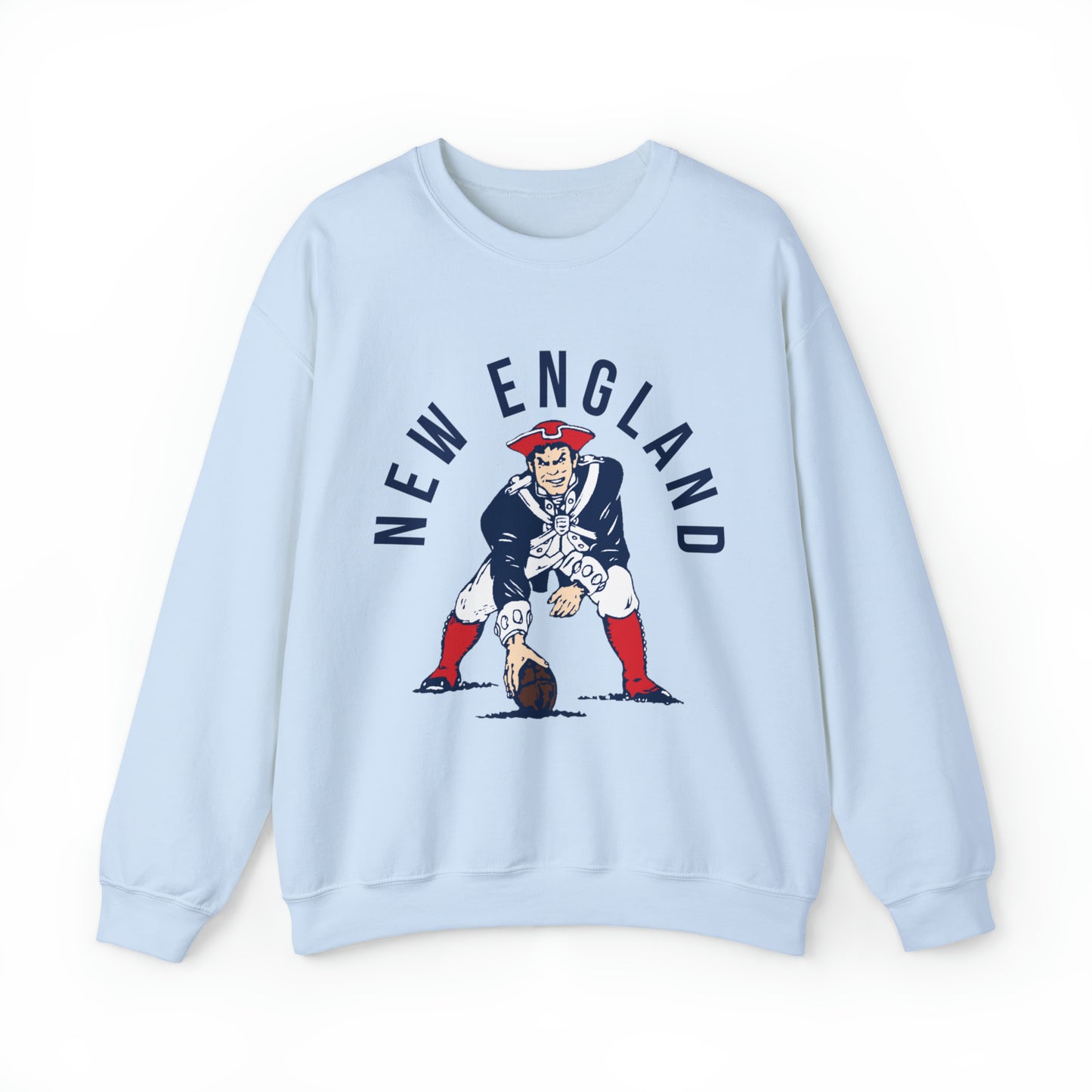 Throwback New England Patriots Sweatshirt - Vintage Style Football Crewneck - Men's & Women's Football Apparel