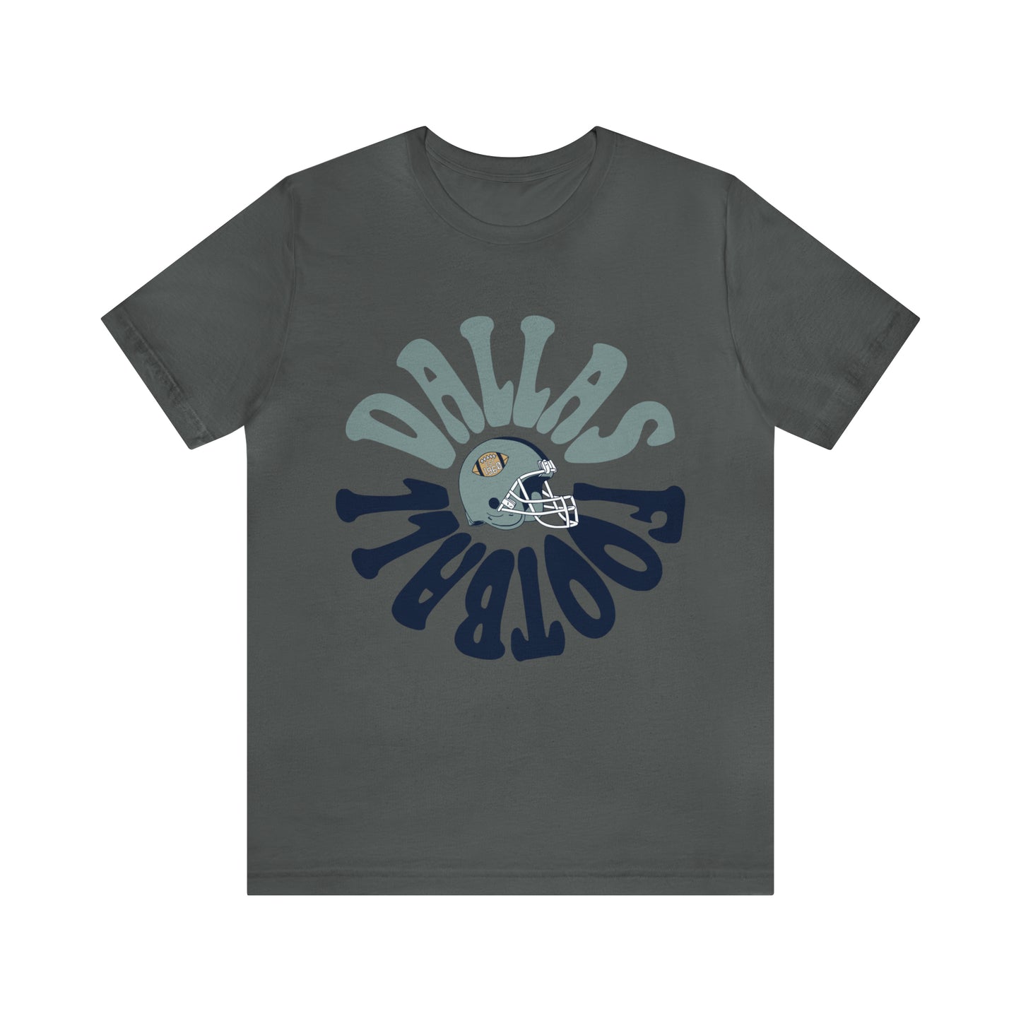 Hippy Dallas Cowboys Football Tee - Vintage Football T-Shirt - Short Sleeve Oversized Men's & Women's Unisex Apparel - Design 2