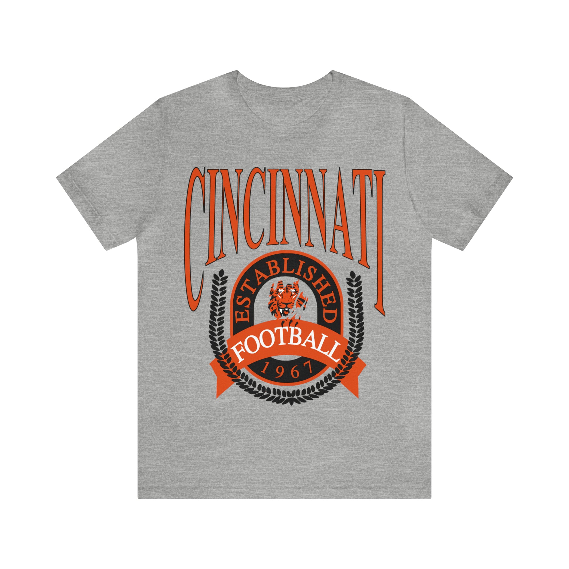 Cincinnati Bengals T-Shirt - Vintage Short Sleeve Bengals Tee - NFL Football Oversized Unisex, Men's & Women's Apparel - Design 1