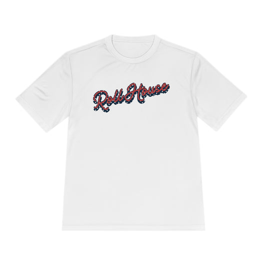 RollHouse ATHLETIC MATERIAL Unisex Moisture Wicking Tee