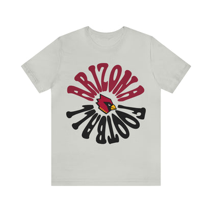 Hippy Retro Arizona Short Sleeve T-Shirt - Vintage Style Football Tee - Men's & Women's Retro Apparel - Design 2