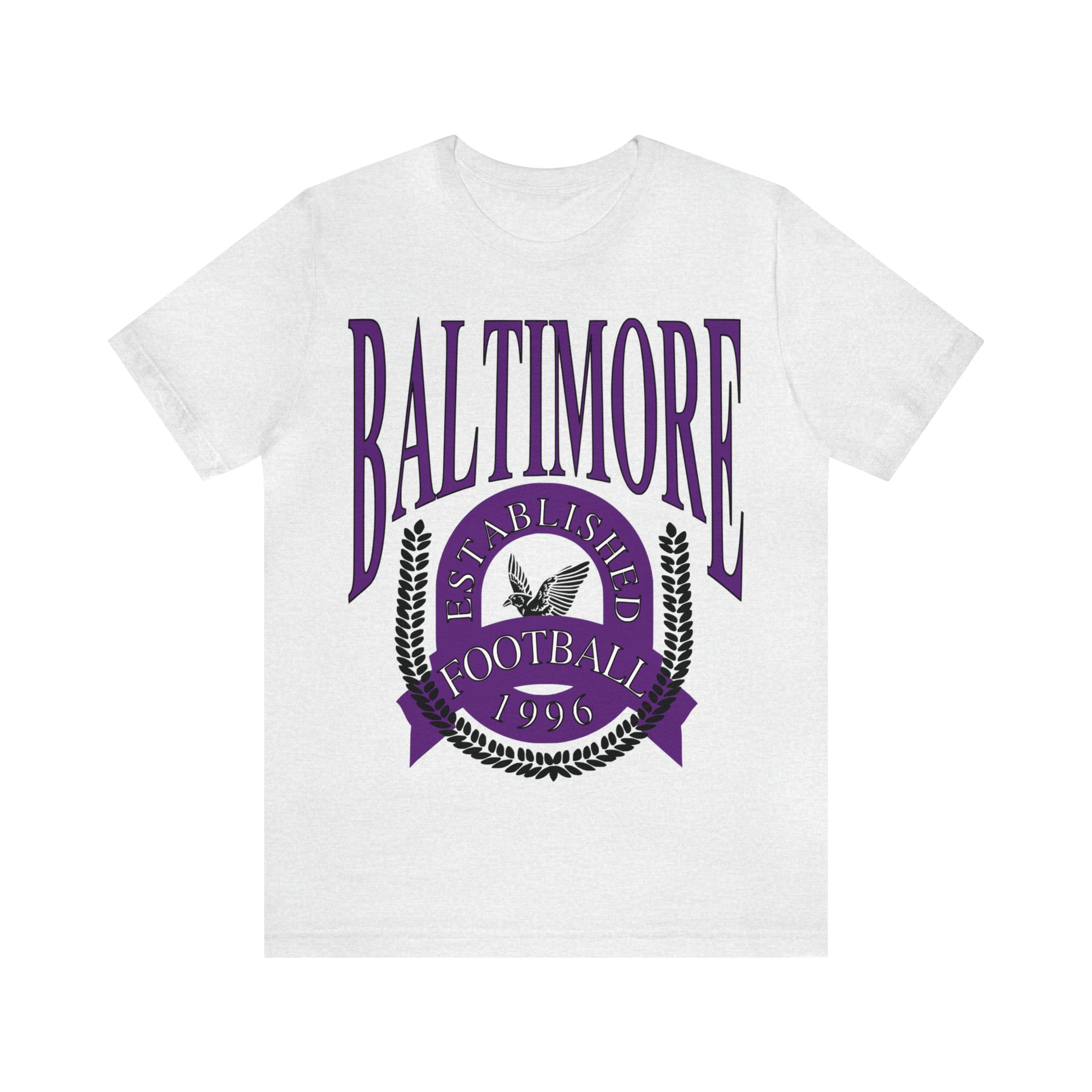 Baltimore Ravens T-Shirt Lamar Jackson, OBJ, Odell Beckham Jr, Men's, Women's, Lamar Jackson, Vintage, Retro, Short Sleeve, The Dallas Family, Etsy, The Dallas Family, Oversized, Cute, Affordable, Retro, Cheap, Soft, Ash Light Heather Gray