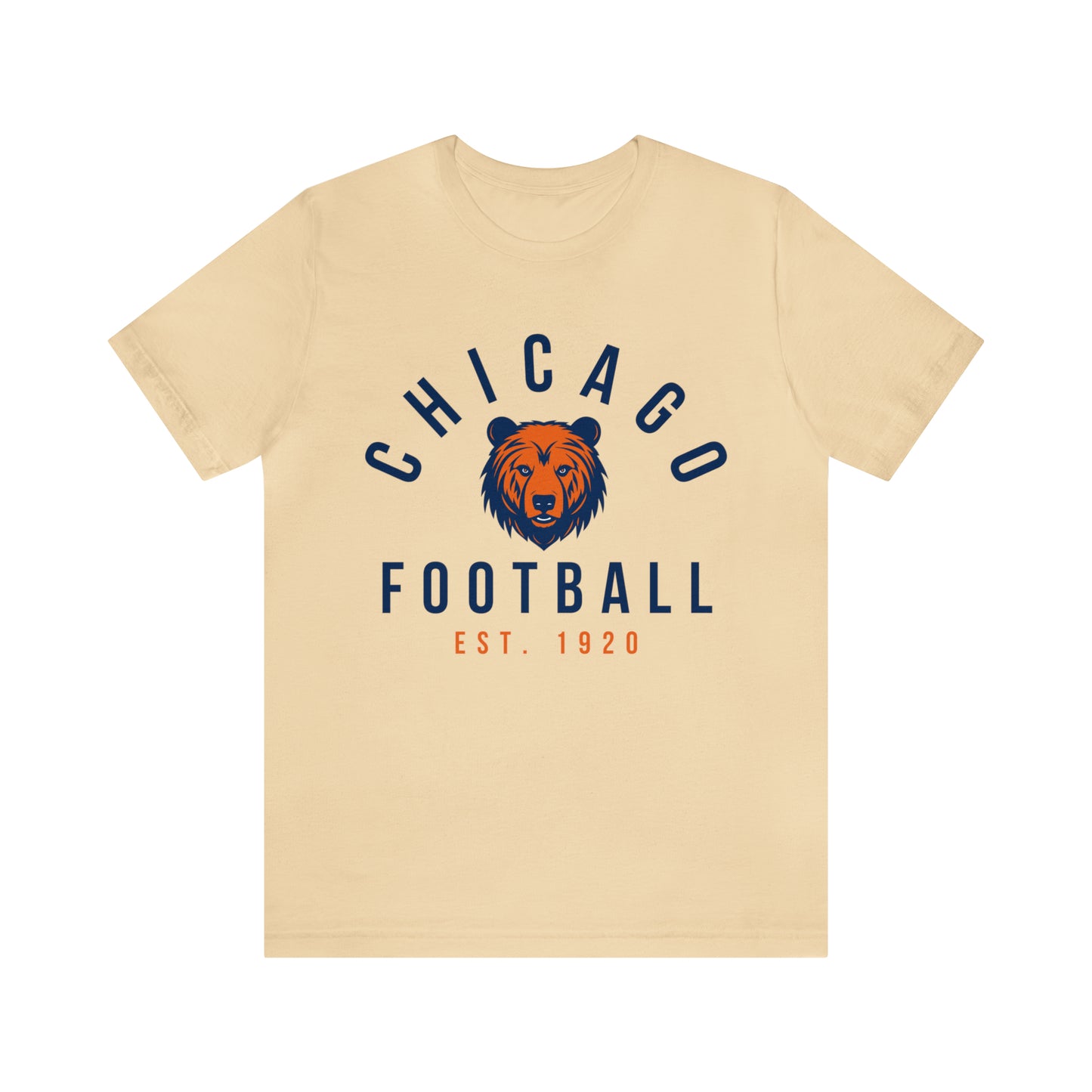 Vintage Chicago Bears Short Sleeve T-Shirt - Throwback NFL Football Men's & Women's Oversized Tee - Design 4