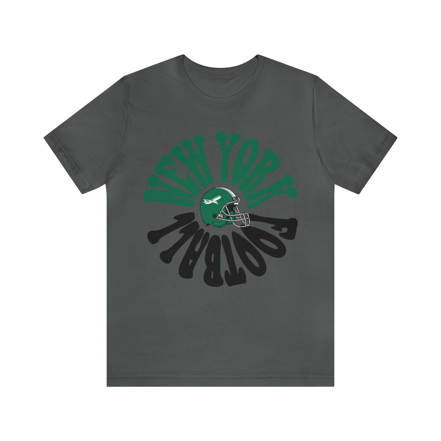 Hippy Retro New York Jets Football Tee - Retro Football T-Shirt Apparel - Men's & Women's Unisex Sizing