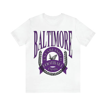 Baltimore Ravens T-Shirt Lamar Jackson, OBJ, Odell Beckham Jr, Men's, Women's, Lamar Jackson, Vintage, Retro, Short Sleeve, The Dallas Family, Etsy, The Dallas Family, Oversized, Cute, Affordable, Retro, Cheap, Soft, White