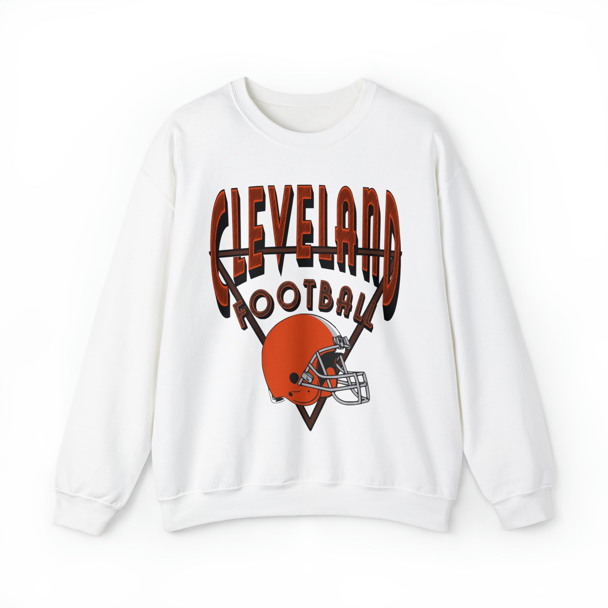 Cleveland Browns Sweatshirt - Vintage NFL Football Cleveland Browns Crewneck Sweatshirt - NFL Football Sweatshirt