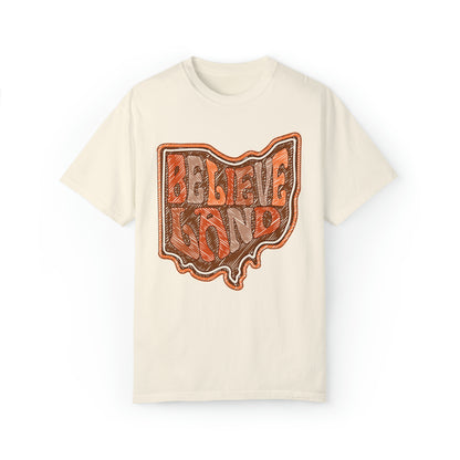 Cleveland Believeland T-Shirt - Short Sleeve Cleveland Browns Tee - Browns Football Gear, Apparel, Team Spirit, Tee - Design 6