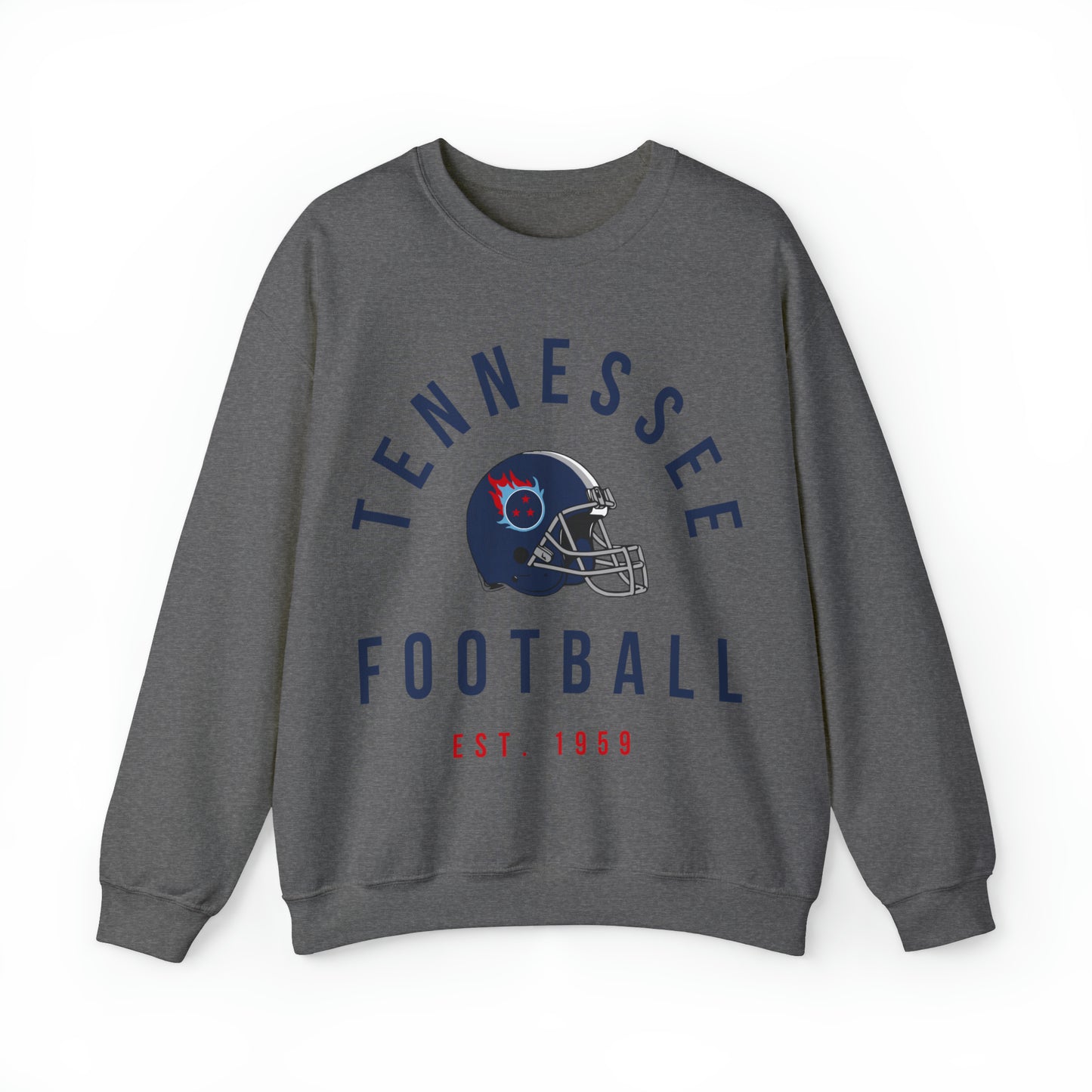 Vintage Tennessee Titans Crewneck Sweatshirt - Vintage Men's & Women's Oversized Unisex Football Apparel - Design 4