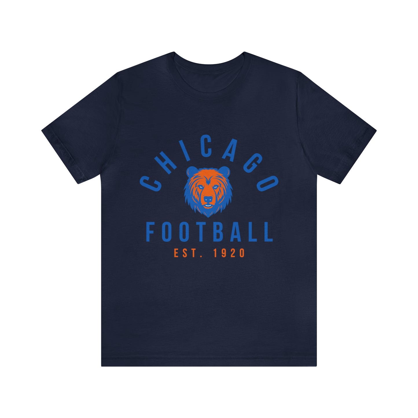 Vintage Chicago Bears Short Sleeve T-Shirt - Throwback NFL Football Men's & Women's Oversized Tee - Design 4