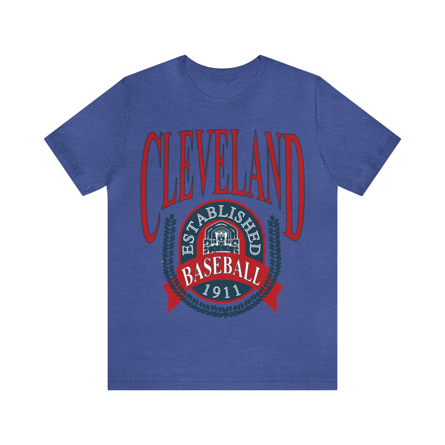 Throwback Cleveland Baseball Tee - Vintage Short Sleeve Unisex T-Shirt
