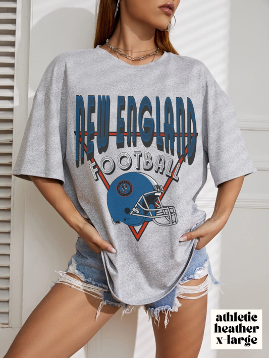 Vintage New England Patriots Sweatshirt - Retro Style Football Crewneck - Men's & Women's Football Apparel