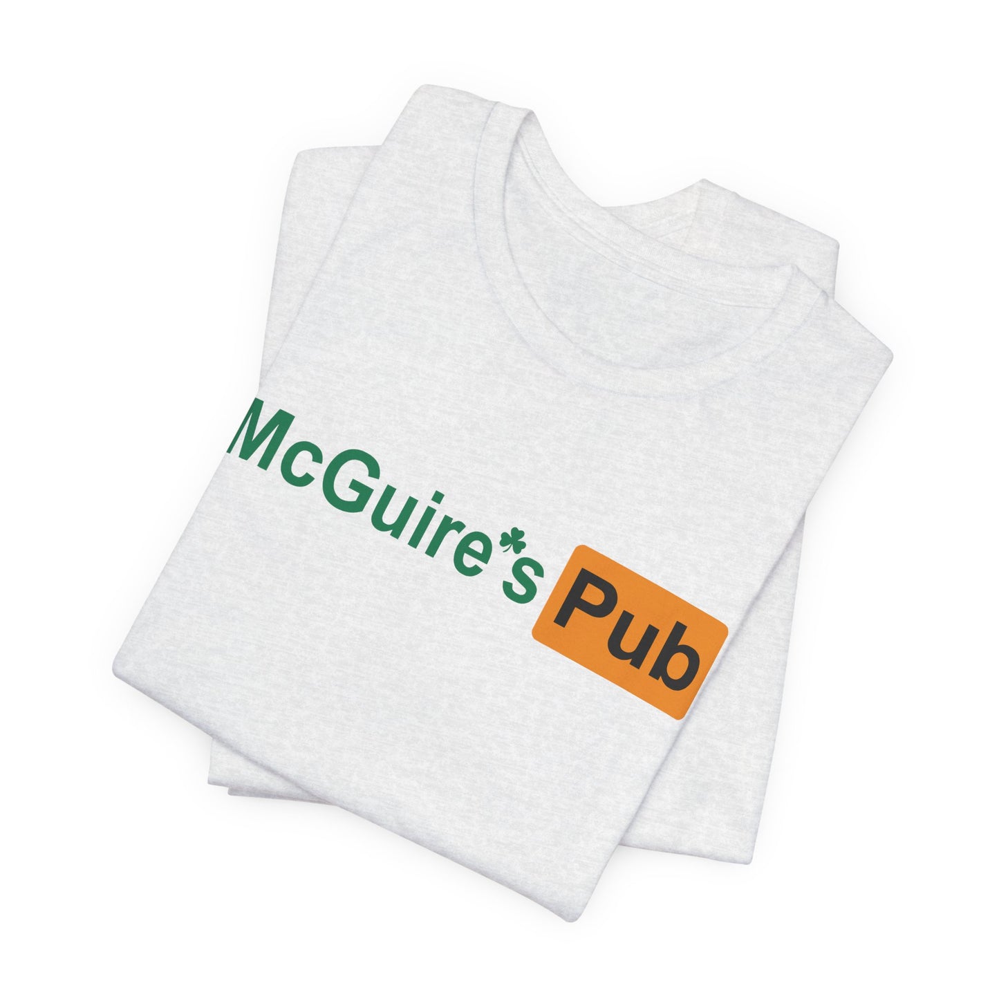 Men's Unisex McGuire's Vintage Shamrock T-Shirt - McGuire's Pub Logo