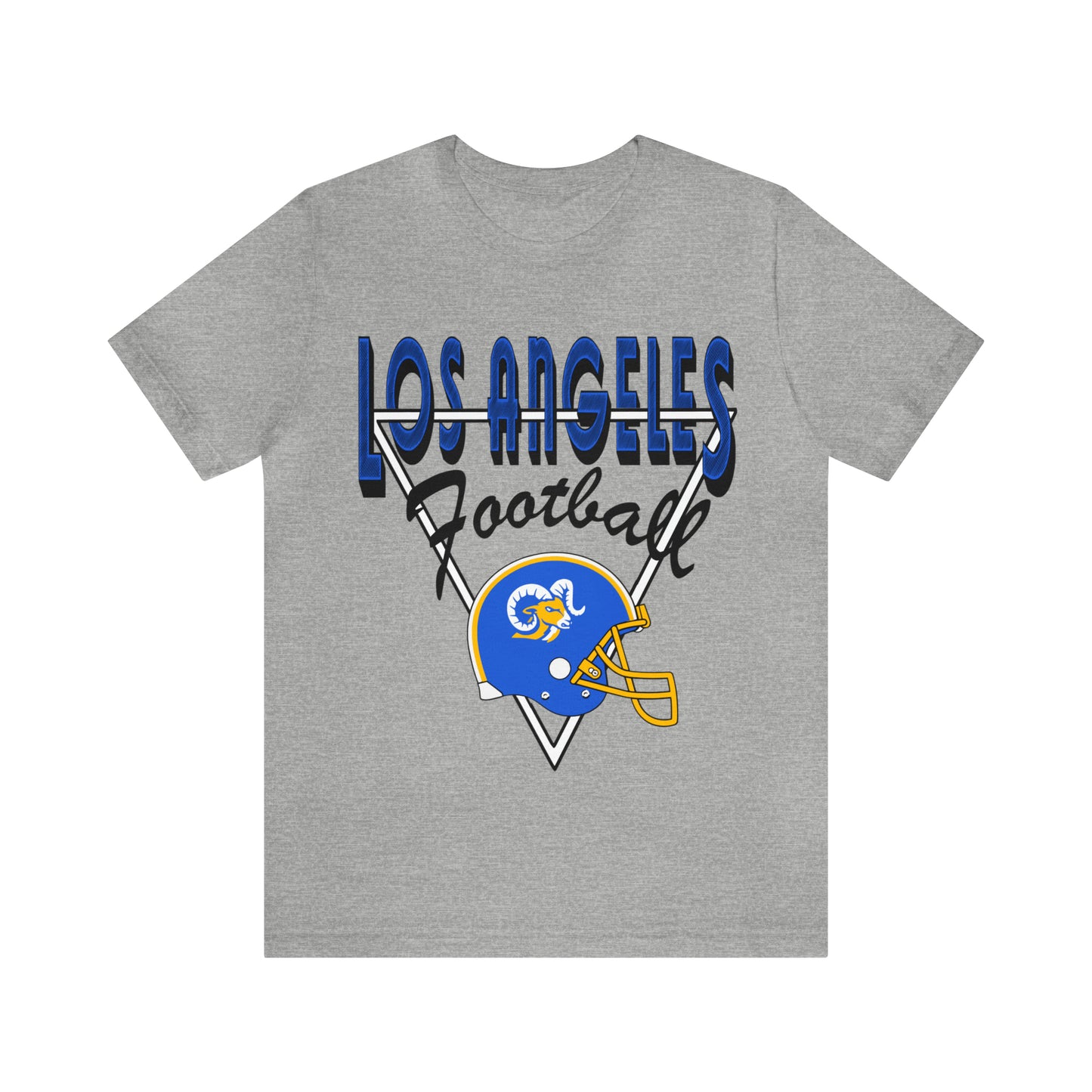 Throwback Los Angeles Rams Tee - Retro California Football T-Shirt Apparel - Men's & Women's Unisex Sizing - Design 3