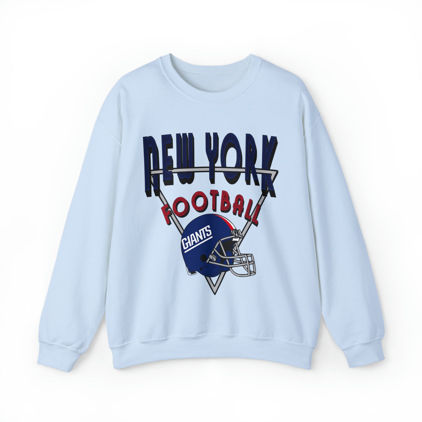 Throwback New York Giants Football Sweatshirt - Vintage Style Football Crewneck - Men's & Women's Football Apparel