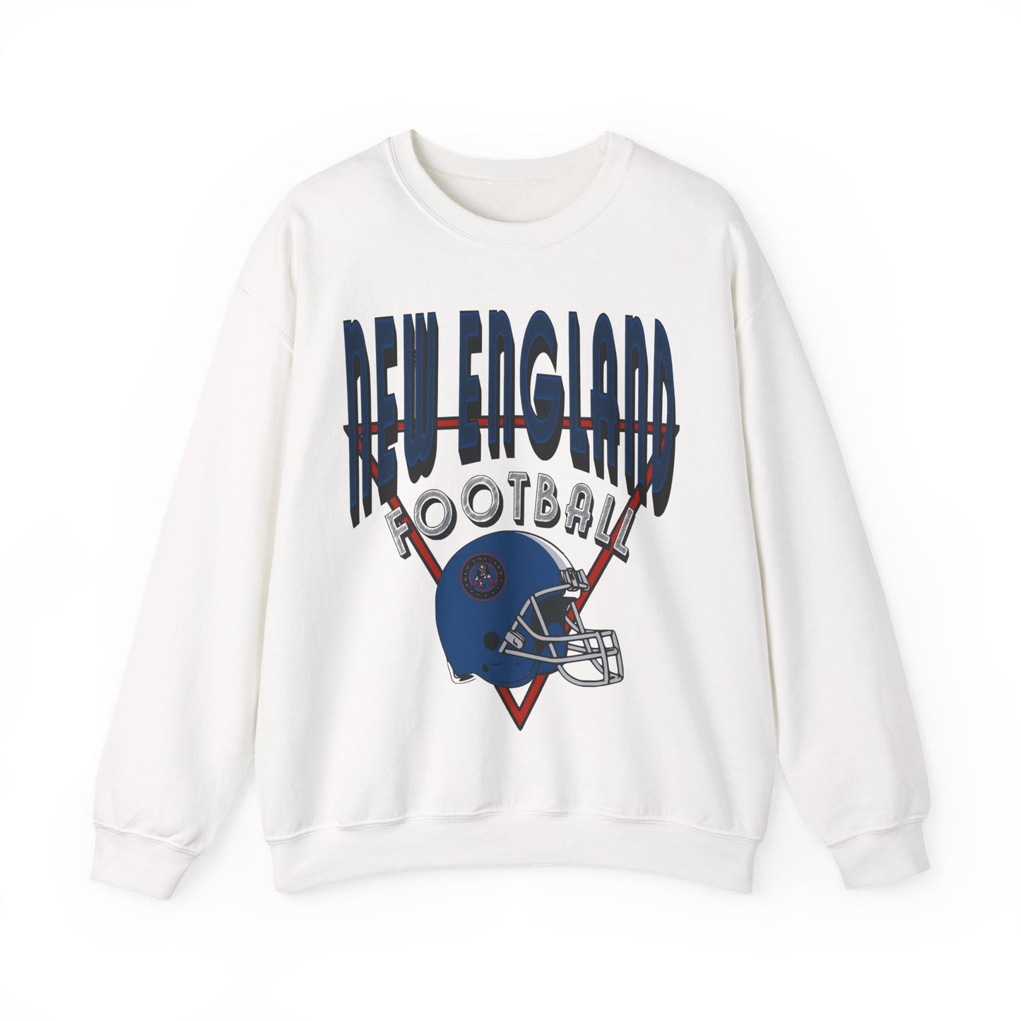 Vintage New England Patriots Sweatshirt - Vintage Style Football Crewneck - Men's & Women's Football Apparel - Design 1