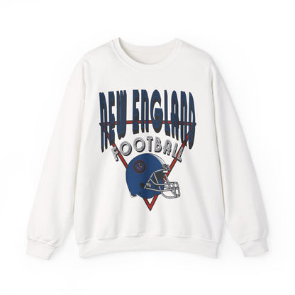 Vintage New England Patriots Sweatshirt - Vintage Style Football Crewneck - Men's & Women's Football Apparel - Design 1