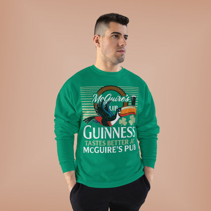 Guinness McGuire's Pub Sweatshirt — Irish Pub St. Patrick's Day Crewneck