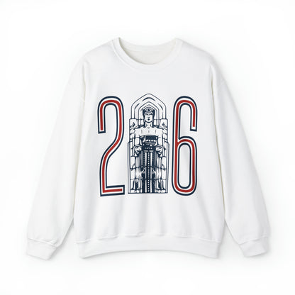 Large Guardian Design - Cleveland Baseball Crewneck - CLE Indians Sweatshirt Baseball Gear - Vintage MLB Apparel
