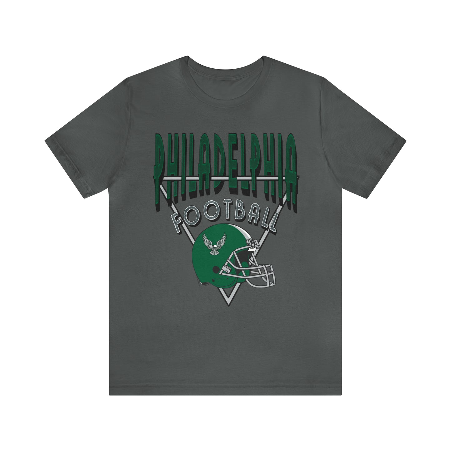 Throwback Vintage Philadelphia Eagles Tee - 90's Short Sleeve T-Shirt - NFL Football Men's & Women's Apparel - Design 3