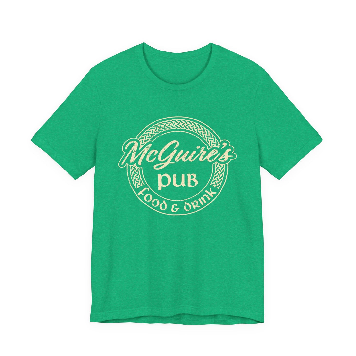 Men's Unisex Logo Pub Ringer Tee —McGuire's Logo