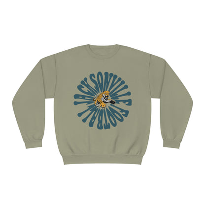 Jacksonville Jaguars Crewneck Sweatshirt - Vintage NFL Football Hippy Retro Oversized Men's & Women's - Design 2