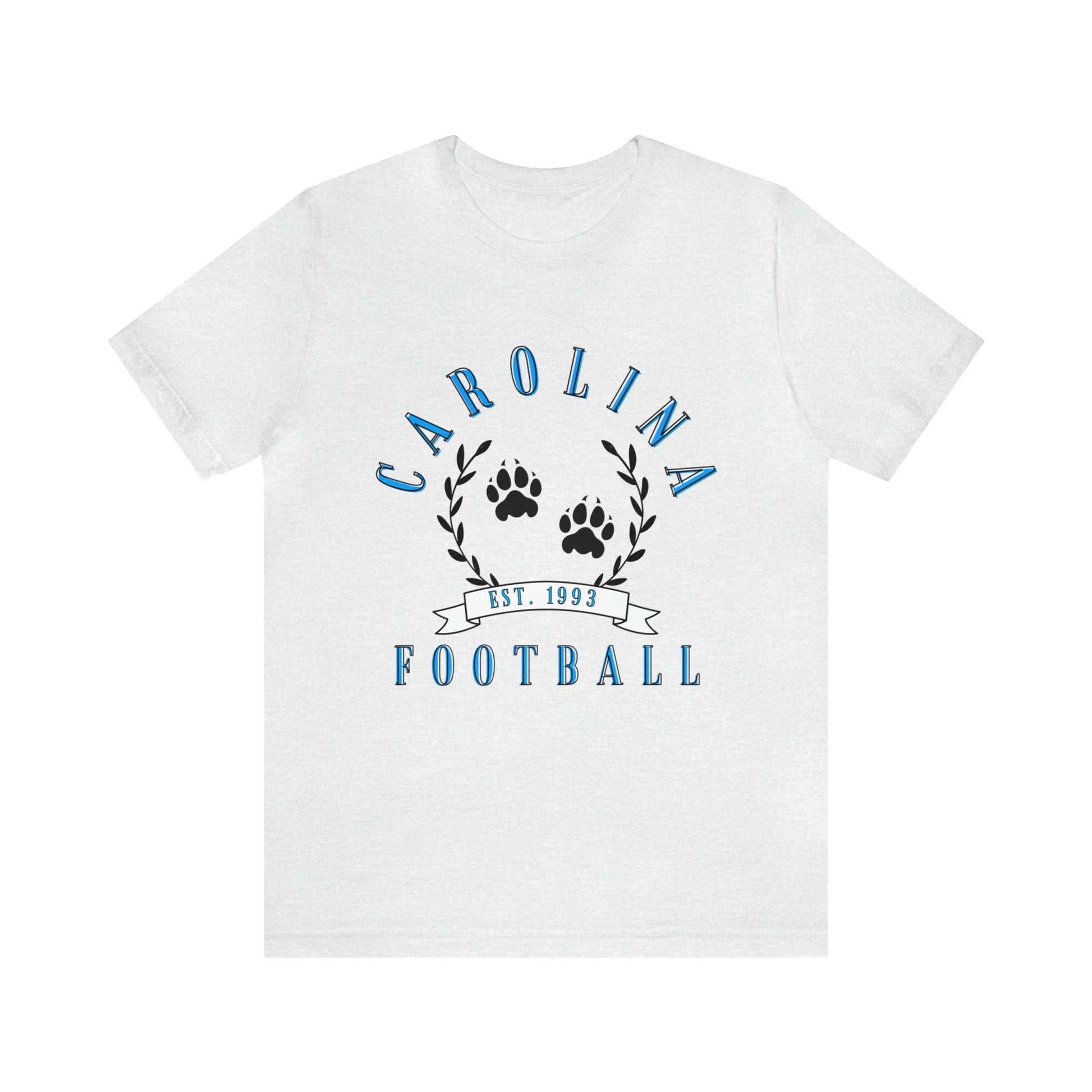 Vintage Carolina Panthers Short Sleeve T-Shirt - Retro NFL Apparel - Vintage Men's and Women's - Design 3