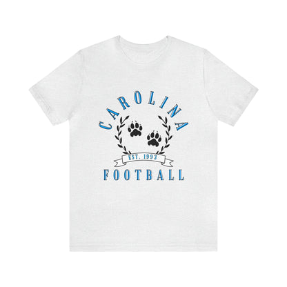 Vintage Carolina Panthers Short Sleeve T-Shirt - Retro NFL Apparel - Vintage Men's and Women's - Design 3
