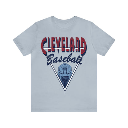 Vintage Cleveland Baseball Tee - CLE Short Sleeve T-Shirt - MLB Baseball Gear - Vintage Men's & Women's Apparel