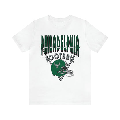 Throwback Vintage Philadelphia Eagles Tee - 90's Short Sleeve T-Shirt - NFL Football Men's & Women's Apparel - Design 3
