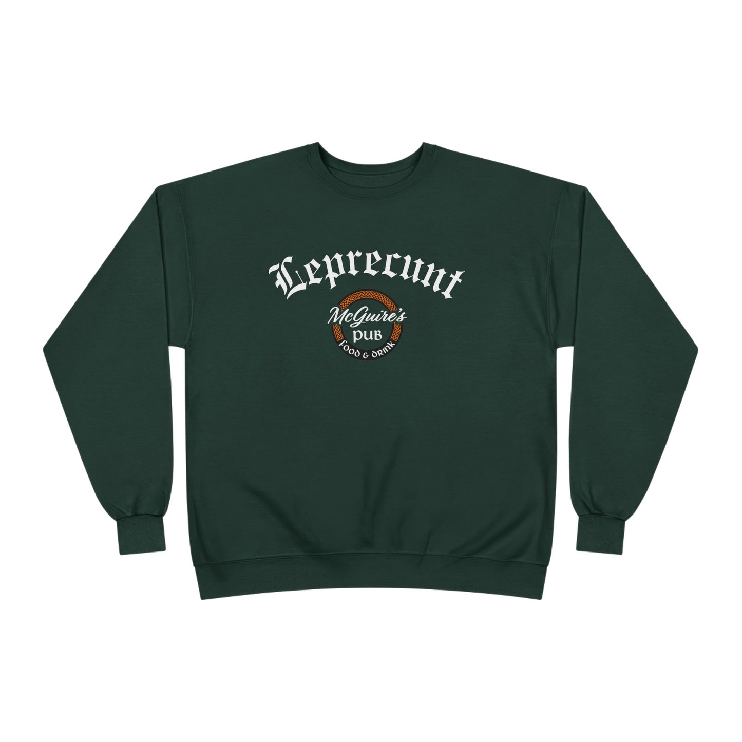 Men's Unisex McGuire's Pub Sweatshirt — Leprecunt Irish Pub St. Patrick's Day Crewneck