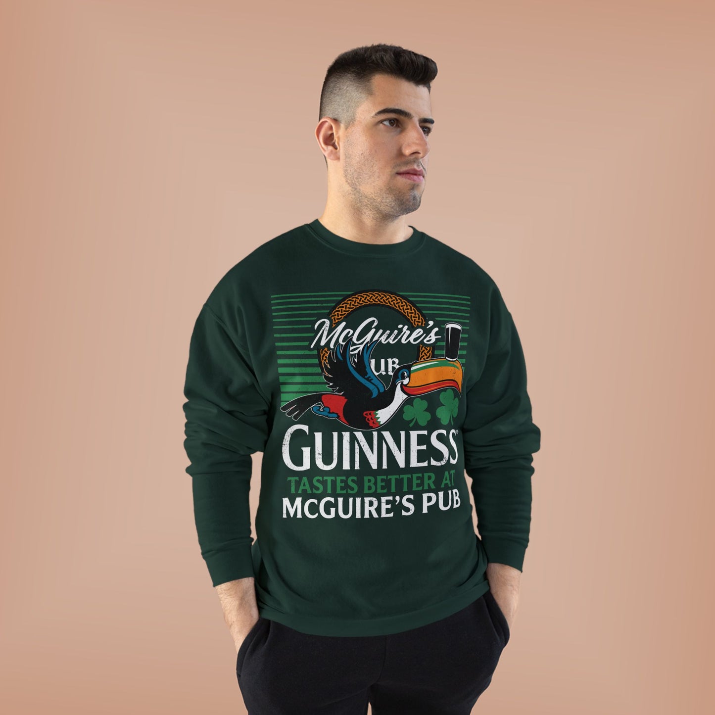 Guinness McGuire's Pub Sweatshirt — Irish Pub St. Patrick's Day Crewneck