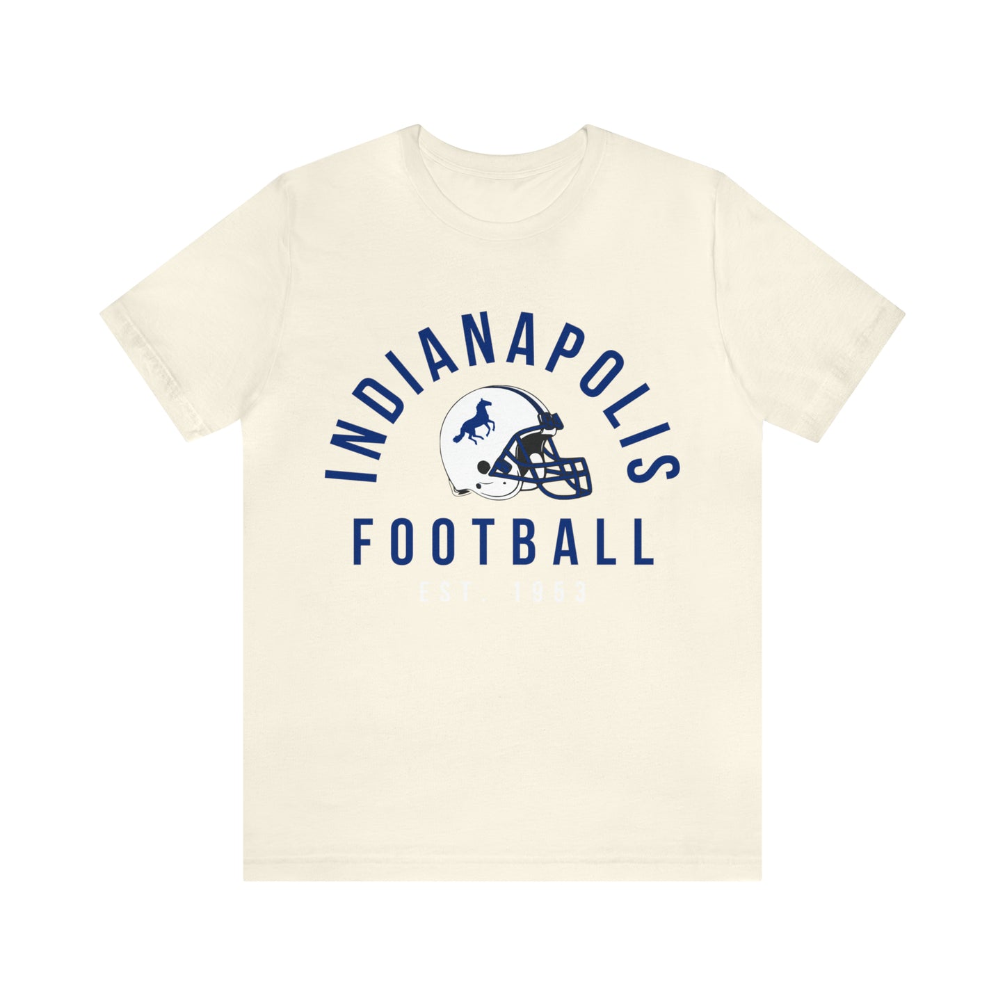 Vintage Indianapolis Colts Short Sleeve T-Shirt - Retro Style Football Tee - Men's & Women's - Design 2