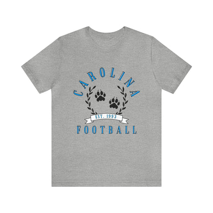 Vintage Carolina Panthers Short Sleeve T-Shirt - Retro NFL Apparel - Vintage Men's and Women's - Design 3
