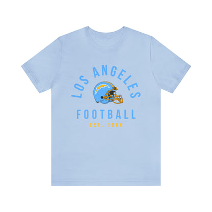 Vintage Los Angeles Chargers T-Shirt - Vintage L.A. Football Oversized Short Sleeve Tee Style Apparel - Design 2