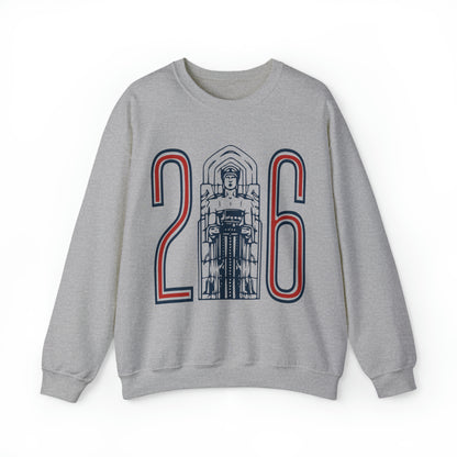 Large Guardian Design - Cleveland Baseball Crewneck - CLE Indians Sweatshirt Baseball Gear - Vintage MLB Apparel